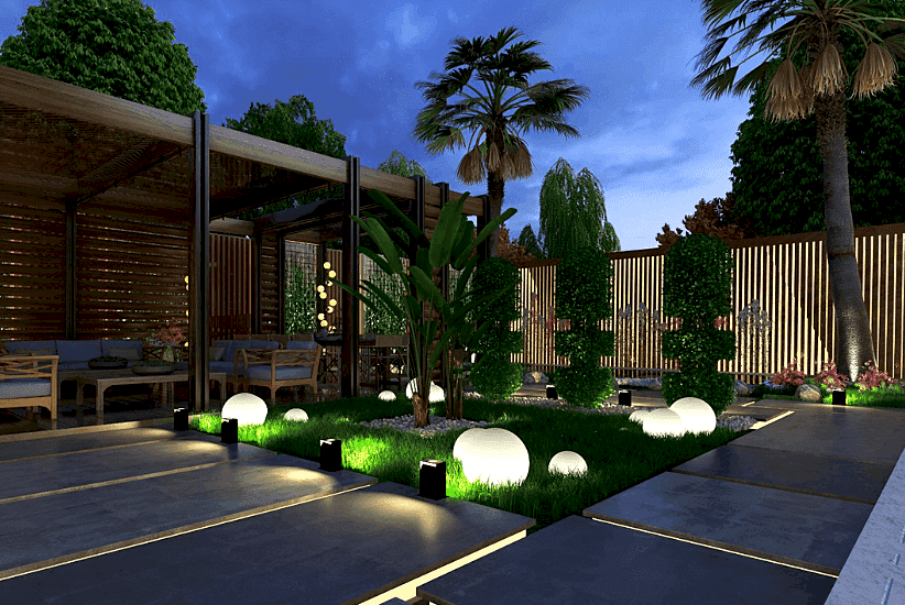 تصميم حدائق صغيره