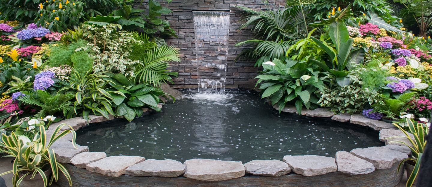 تصميم نافورة جدارية